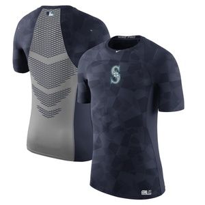 NWT men’s  XXL  Nike pro MLB seattle mariners hypercool SS fitted